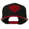 Diamond Embroidered Snapback Two Tone