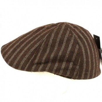 Wool Pinstripe Panel Duck Hat