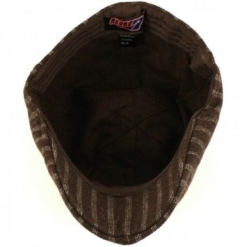 Wool Pinstripe Panel Duck Hat in Men's Newsboy Caps