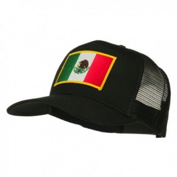 Mexico Flag Patched Mesh Cap - Black - CL11Q3T1AAV