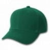 TOP HEADWEAR TopHeadwear Structured Poly Low Profile Adjustable Hat - Dark Green - C9180IGK8KH