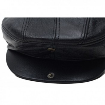 Genuine Leather Gatsby Newsboy Driving in Men's Newsboy Caps