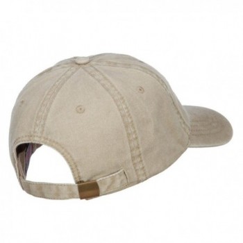 US Submarine Veteran Military Embroidered Washed Cap - Khaki - C8186N5O96L