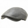 ATOBAO Men Irish Flat IVY Cap Faux Leather Urbane newsboy Hat Gatsby Driving Cabbie - Grey - CJ12JQF6XCZ