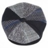 Mens Patchwork Wool Big Apple Duckbill Ivy Newsboy Irish Tweed Cap Hat Navy - CR128AF7HUD