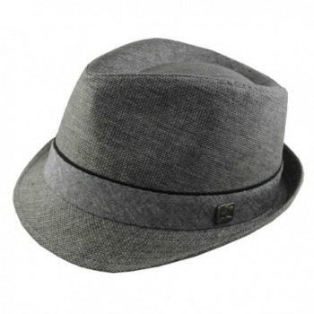 JKO Men's Gray Fedora Gray Band 2xl 62cm - CN11W7Z32GH