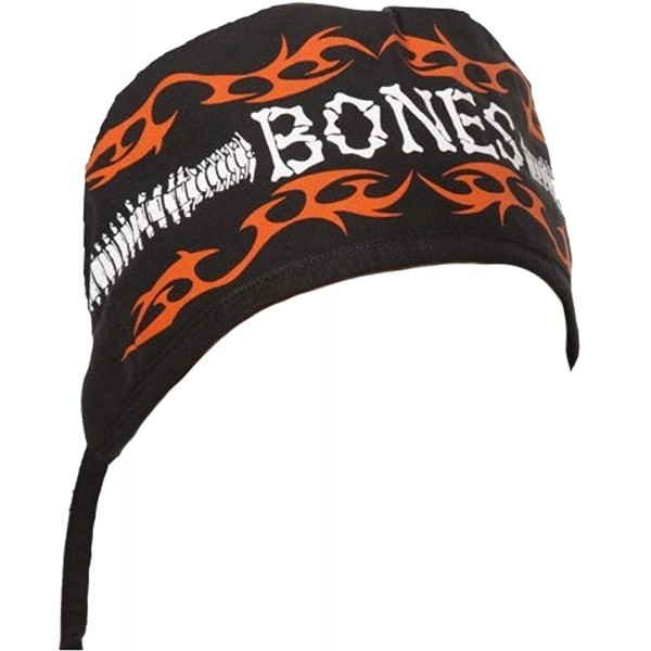 Mens And Womens Medical Scrub Cap - Bones On Black - CQ12ELBRQHZ