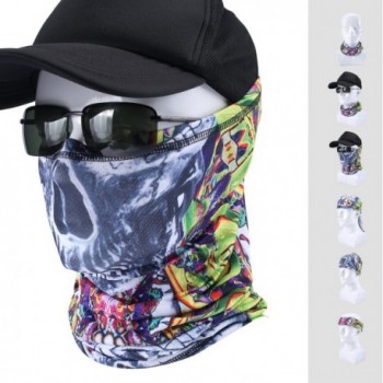 Face Mask Neck Gaiter Sunscreen Headwear Magic Scarf for Outdoor Recreation - SMC-AX-A-12 - CV18277RDZI