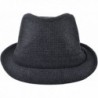 Classic Gangster Stain Resistant Crushable Gentlemans in Men's Fedoras