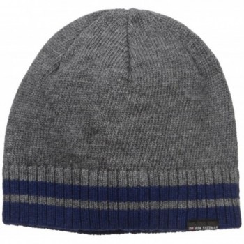 Ben Sherman Men's Placed Tiping Knit Beanie - Smoked Pearl - CA12JLW4Y5V