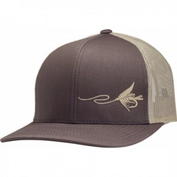 Lindo Trucker Hat - Fly Fishing - by - Brown/Tan - CW182KA7G93