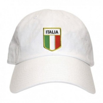 Italian Flag Patch Hat - White - C01865LLW8I