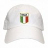 Italian Flag Patch Hat - White - C01865LLW8I