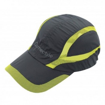 Connectyle Quick Drying Mesh Sun Cap Lightweight Sports Hat Breathable Sun Runner Cap - Dark Grey - CP12DTJ235P