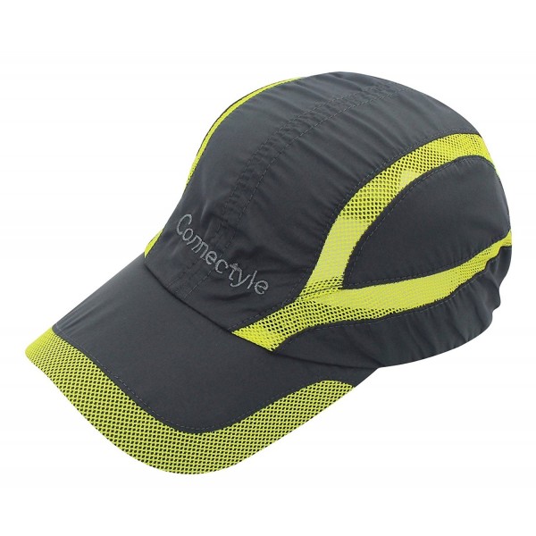 Connectyle Quick Drying Mesh Sun Cap Lightweight Sports Hat Breathable Sun Runner Cap - Dark Grey - CP12DTJ235P