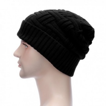 Odema Winter Knitting Slouchy Beanie in Men's Skullies & Beanies