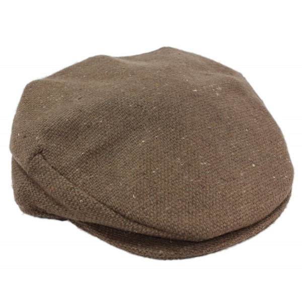 Hanna Hats Ireland Brown Flat Cap Tweed Donegal Town - CA185NIR8WI