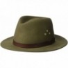 Country Gentleman Men's Dickens Fedora Hat - Khaki - CM114ZC8SXR