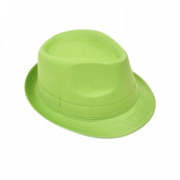 Playful & Colorful Fedora Hat - Green - CT11803OAKV