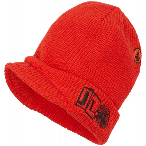 Volcom Men's Trucker Beanie - Fire Red - CE12EDU3VX7