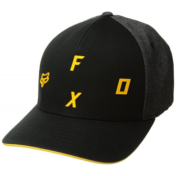 Fox Men's Tri Stack Flexfit - Black/yellow - CY182DKU9Z6