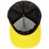 Fox Stack Flexfit Black Yellow in Men's Baseball Caps