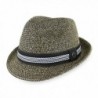 Hats in the Belfry Belfry Luz Men's Packable Paper Braid Fedora In Multi-Colored Natural - CY11YJFBBJX