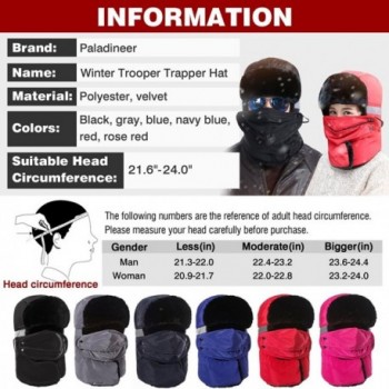 Paladineer Winter Trooper Trapper Hunting in Men's Balaclavas