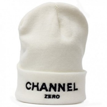 Tim and Ted Unisex Beanie - Channel Zero [White] - C811HO0VITD