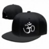 OM OHM Yoga Platinum Style Baseball Snapback Hat Black - Black - CE12LVP354H