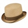 Raffia Straw Top Hat Fedora in Men's Fedoras