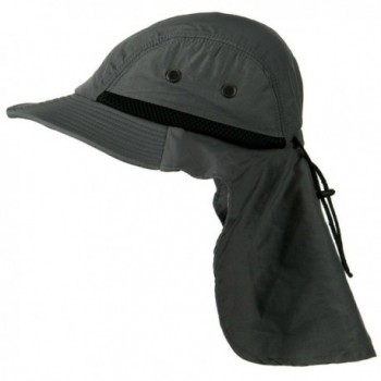 Dark Gray Outdoor Sun Flap in Men's Sun Hats
