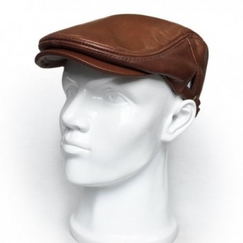 lethmik Leather Newsboy Vintage Stylish in Men's Newsboy Caps