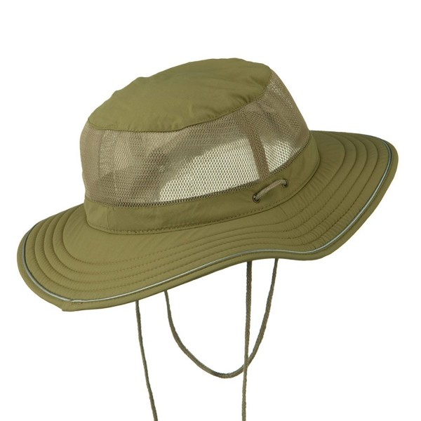 Big Size Mesh Bucket Hat Talson UV - Khaki (For Big Head) - C711H0H6HJB