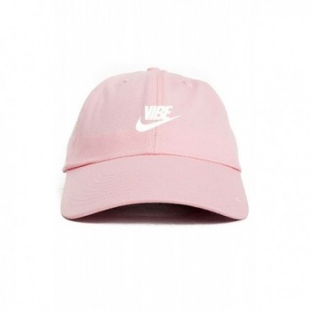 Just Vibe Swoosh Pink w/ White Dad Hat - CZ12O176QY8