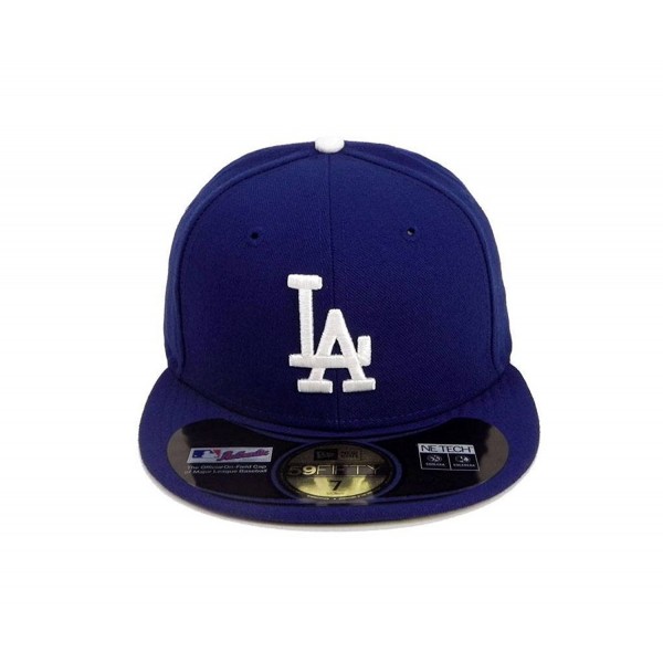 59Fifty Hat Los Angeles Dodgers Authentic On Field Game Royal Blue Cap ...