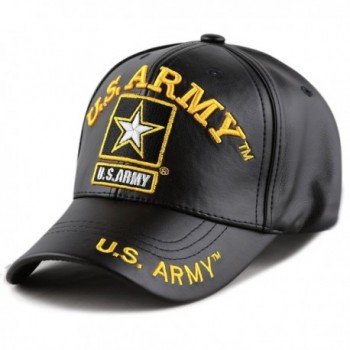 HAT DEPOT Official Embroidered U S Army Black