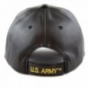 HAT DEPOT Official Embroidered U S Army Black in Men's Baseball Caps