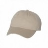 Valucap VC350 - Unstructured Washed Chino Twill Cap with Velcro - Khaki - C811J95HMOL