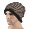 Slouchy Winter Hats Knitted Beanie Caps Soft Warm Ski Hat with Fleece Inner - Coffe - CY12O008MS4