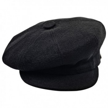 Sterkowski Quarters Newsboy Cloth Black in Men's Newsboy Caps