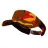 Camouflage Sports Visor - Orange W40S50F - CI11C0N3TFF