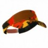 Camouflage Sports Visor Orange OSFM in Men's Visors