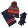 Sportoli Weather Accessory Gloves Orange - Navy / Orange / Grey - C0186DT58KC