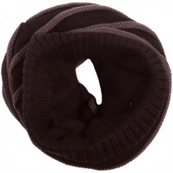 Womens Winter Ponytail Slouchy Striped_Coffee