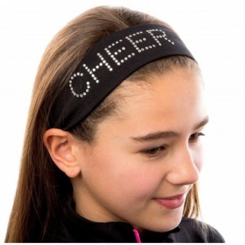 CHEER Rhinestone Cotton Stretch Headband