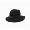 Gottex Women's Capone Felt Sun Hat with Leather Trim- Rated UPF 50+ for Max Sun Protection - Black - CY11ZB63IOP