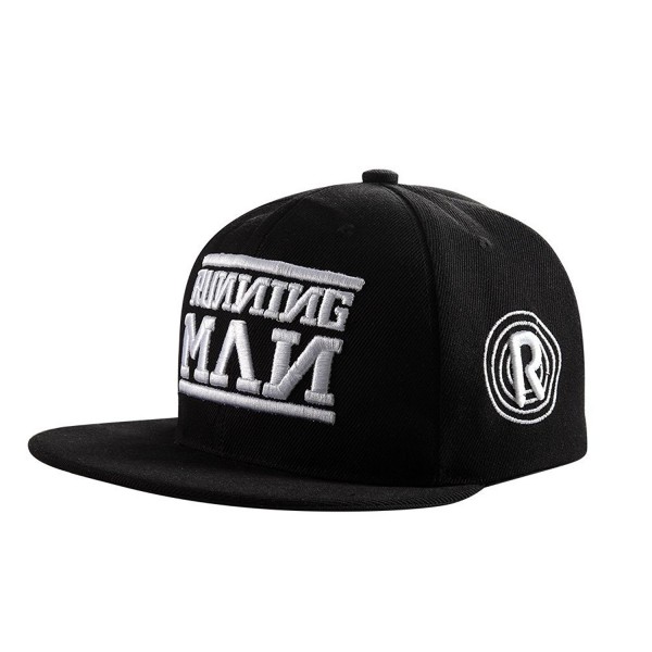 JuanZ Hip-Hop Snapback Cap Beanie Hat and Spring Hat for Men Baseball Caps - Black - C112FH2J02B