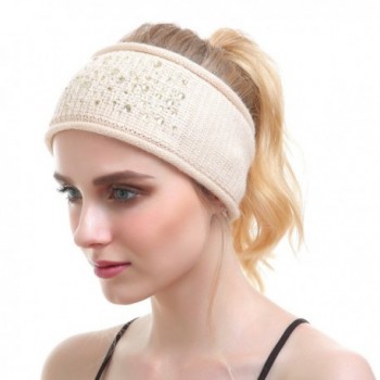 Women Knit Headband Headbands Cashmere in Women's Cold Weather Headbands