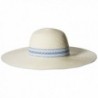 Rampage Women's Sun Hat With Patterned Band and Brim - Ivory - CD12EUVBL9F